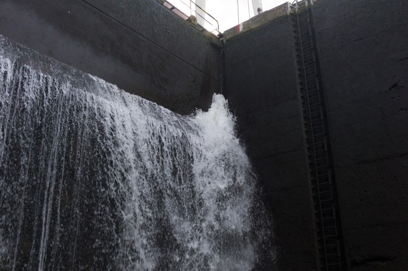 in der Schleuse Lanaye