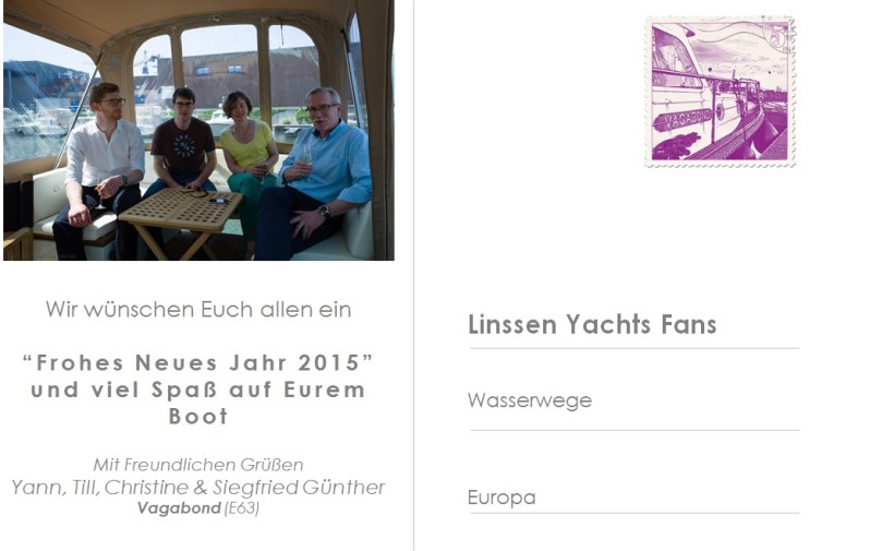 Vagabond Crew  - Linssen Yachts CS36AC